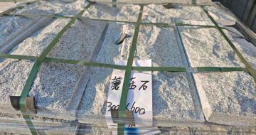 鄂州芝麻白蘑菇石，自然面