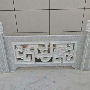鄂州芝麻白河道栏杆 桥栏杆