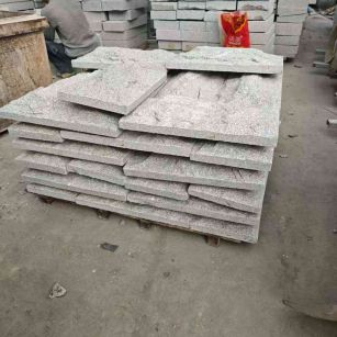 鄂州芝麻白蘑菇石，自然面