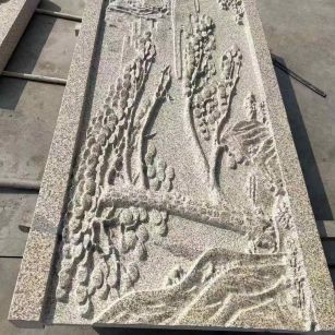 鄂州黄金麻别墅雕刻版 别墅私人定制