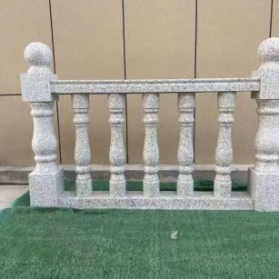 鄂州芝麻白阳台栏杆 花岗岩栏杆