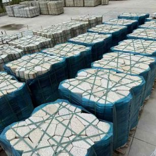 鄂州黄金麻冰裂纹 碎拼