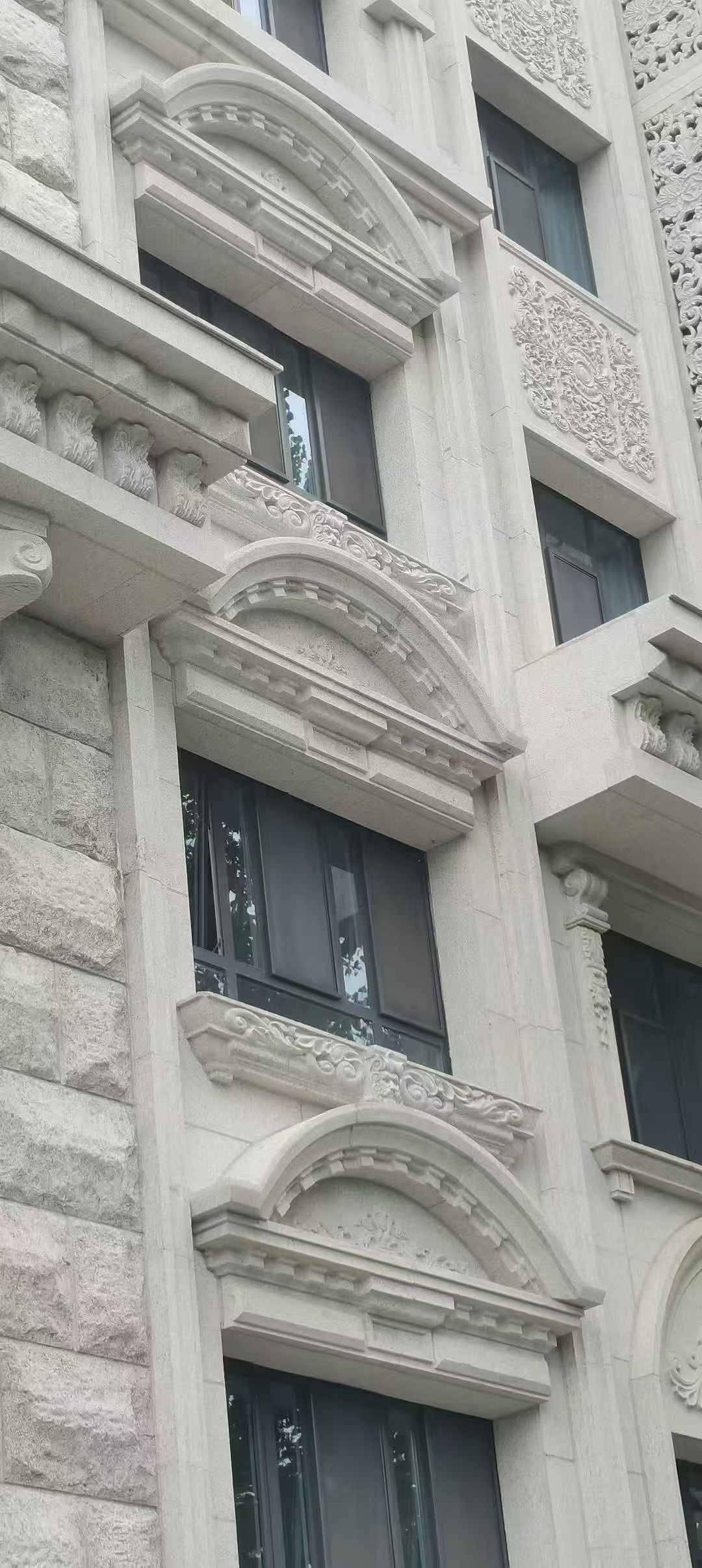 鄂州芝麻白异形 石材异形定制