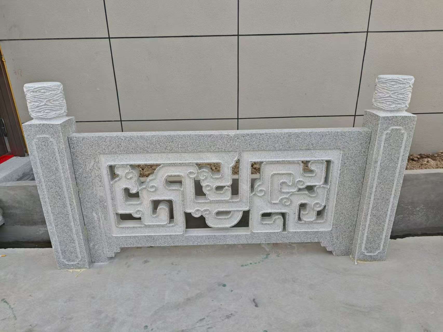 鄂州芝麻白河道栏杆 桥栏杆